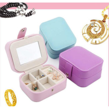 可愛い ジュエリーボックス 携帯用 ピンク トモウオリジナル製作 アクセサリー箱 収納ケース 誕生日 プレゼント 女性